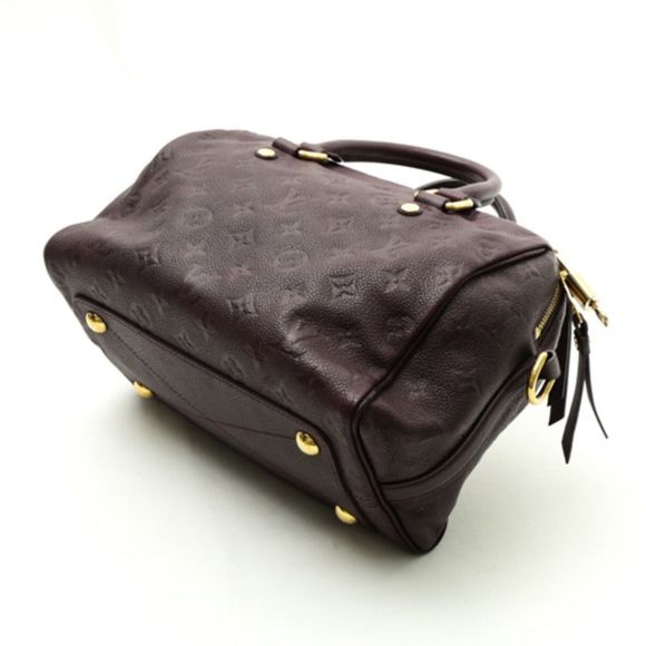 Louis Vuitton Speedy Bandouliere 25 Empreinte Leather Shoulder Bag Black - Picture 5 of 8